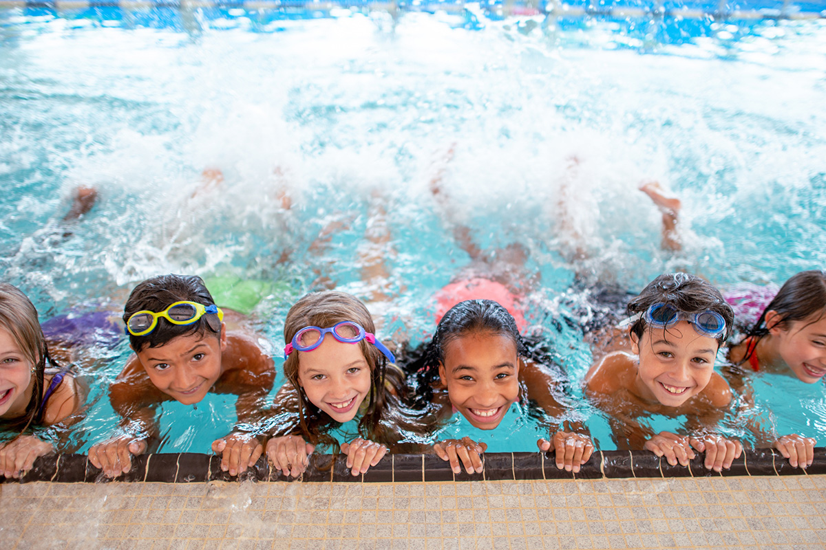 Swimming Lesson, Elementary School, Swimming Pool